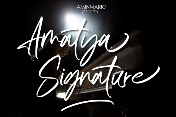 Amatya Signature: A Refined Script Font for Digital Branding