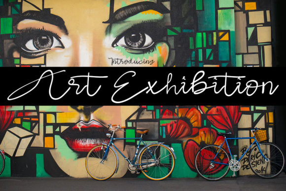 Art Exhibition: A Handwritten Font That Elevates Real Maker Projects