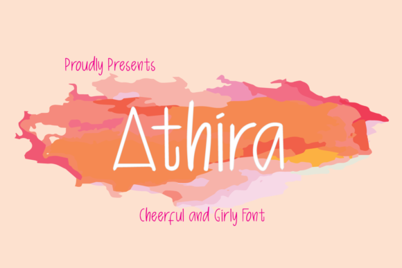 Athira: A Cheerful Handwritten Font for Creative Projects
