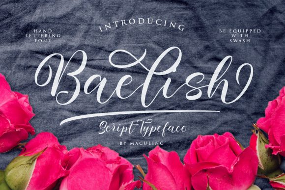 Baelish: A Romantic Script Font for Editorial Design