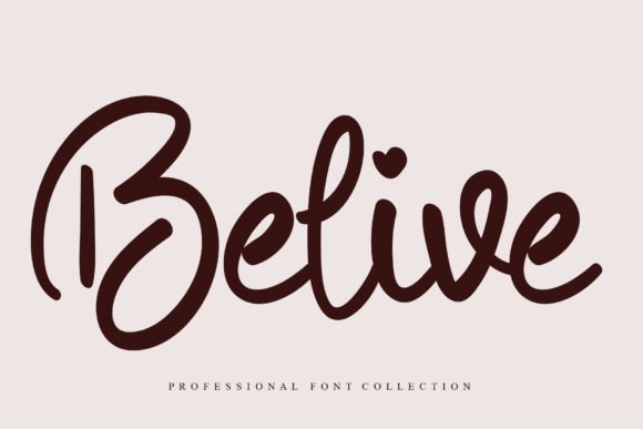 Belive: A Luxurious Handwritten Font