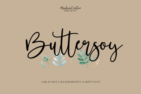 Buttersoy: A Light Handwritten Font for Editorial Warmth