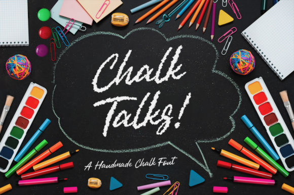 Chalk Talks: A Handwritten Font for Creative Expression