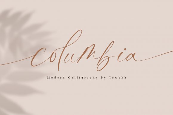 Columbia: A Handwritten Font That Feels Like Home