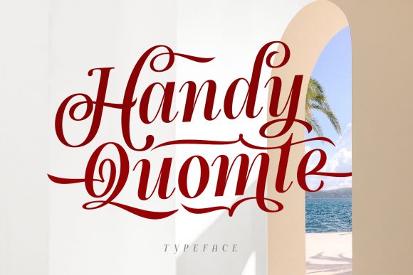 Handy Quomte: A Delicate Handwritten Typeface for Digital Warmth