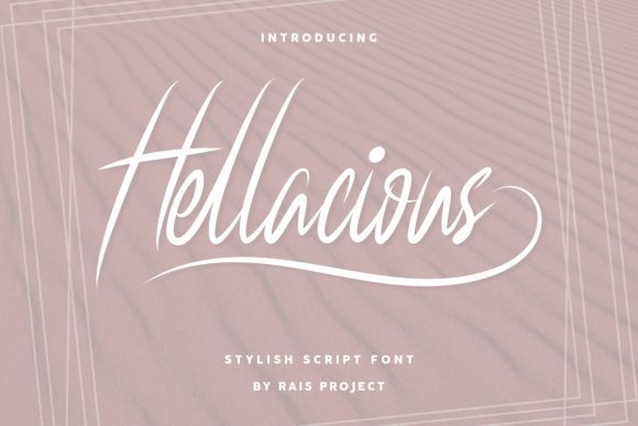 Hellacious: A Delicate Script Font for Handmade Charm