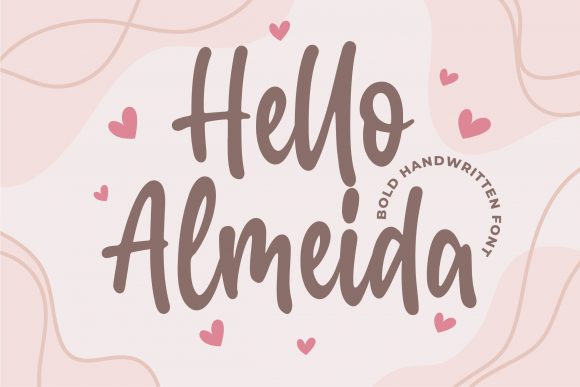 Hello Almeida Font: Elegant Script for Editorial Design