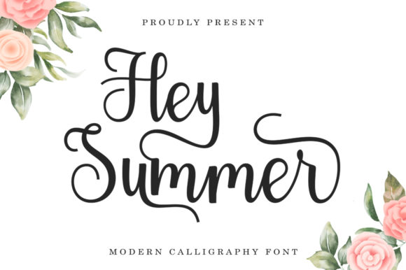 Hey Summer Font: A Handwritten Touch
