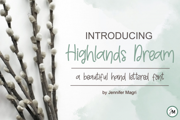 Highlands Dream: A Playful Handwritten Font for Editorial Charm