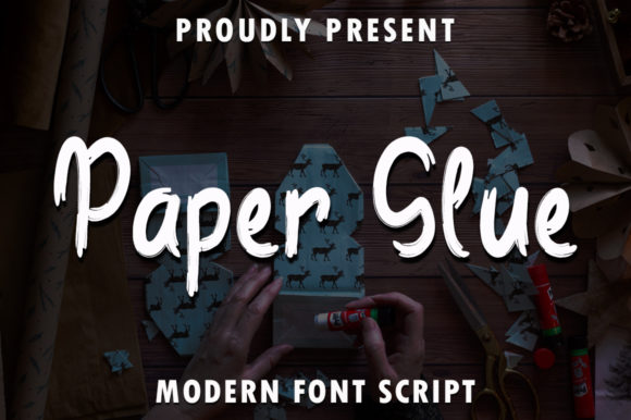 Paper Glue: A Delicate Script Font That Elevates Digital Branding