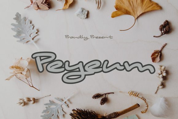 Peyeum: A Cool Script Font for Web Design