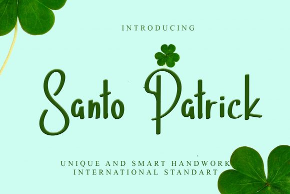Santo Patrick: A Whimsical Script Font for Handmade Charm