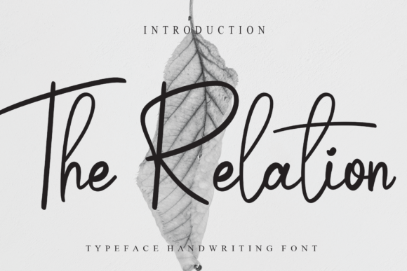 The Relation Font: Elegant Script for Web Design