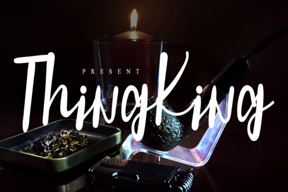 Thing King: A Handwritten Font for Web Design