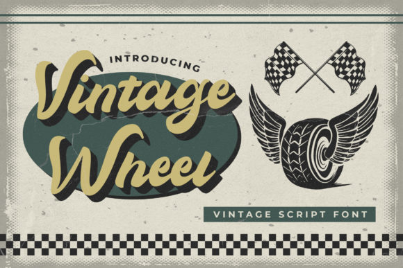 Vintage Wheel: A Versatile Script Font for Digital Branding